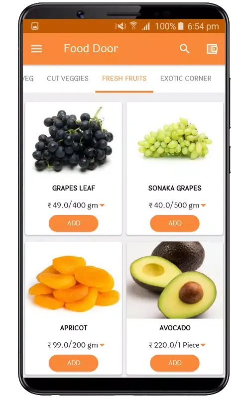 Food Door سکرین شاٹس