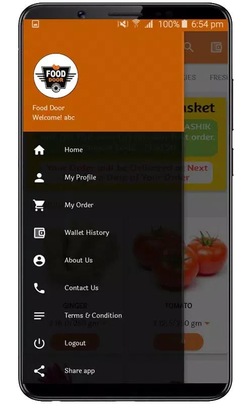 Food Door سکرین شاٹس