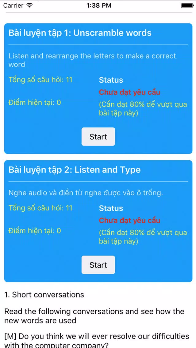 600 Tu Vung Toeic - Pro, Offline應用截圖