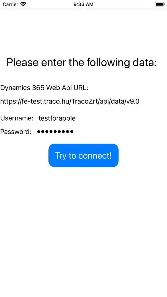 Field Services Dynamics CRM スクリーンショット