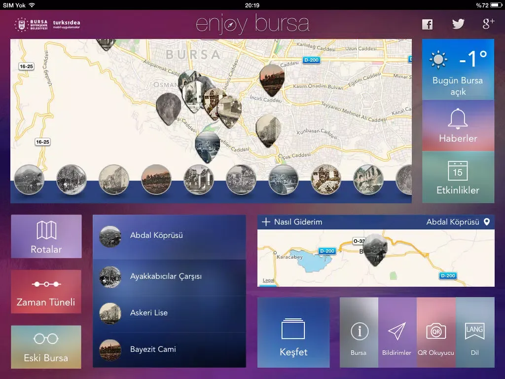 Tangkapan layar Bursa iPad 