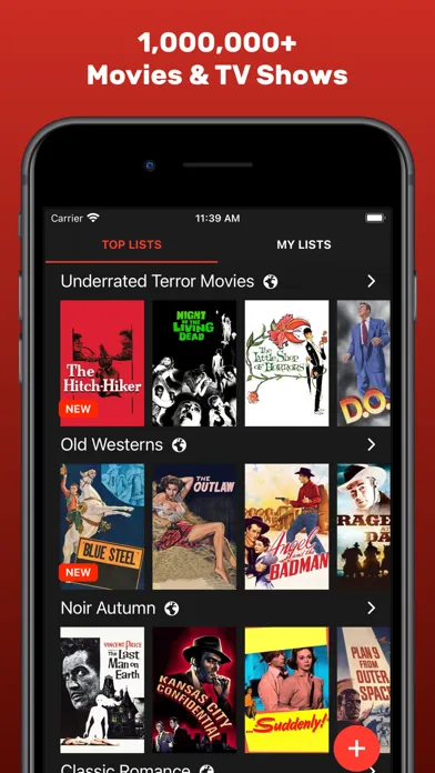 Movie Lists: Movies & TV Shows Ekran Görüntüleri