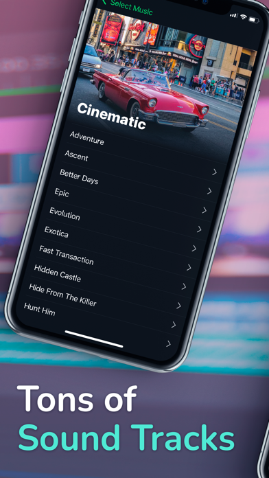 Capturas de pantalla de Add Music To Video Intro Maker