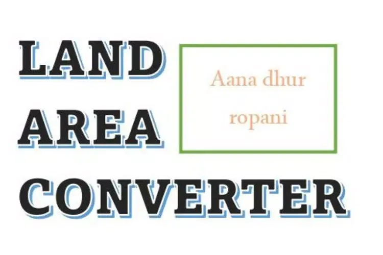 Ảnh chụp màn hình của Land Area Converter