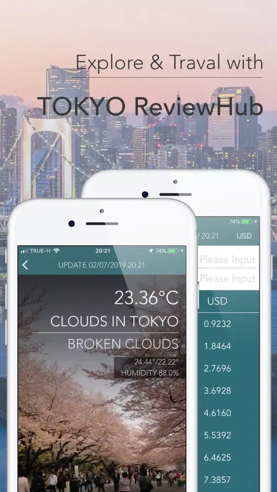 Zrzuty ekranu Tokyo ReviewHub