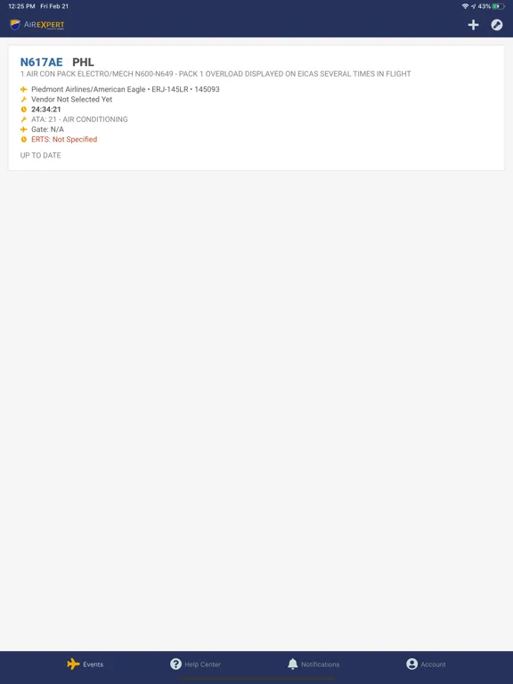 AireXpert Tech Ops Crew iPad 应用截图