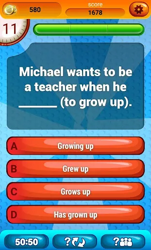 English Grammar Test Level 1 Screenshots