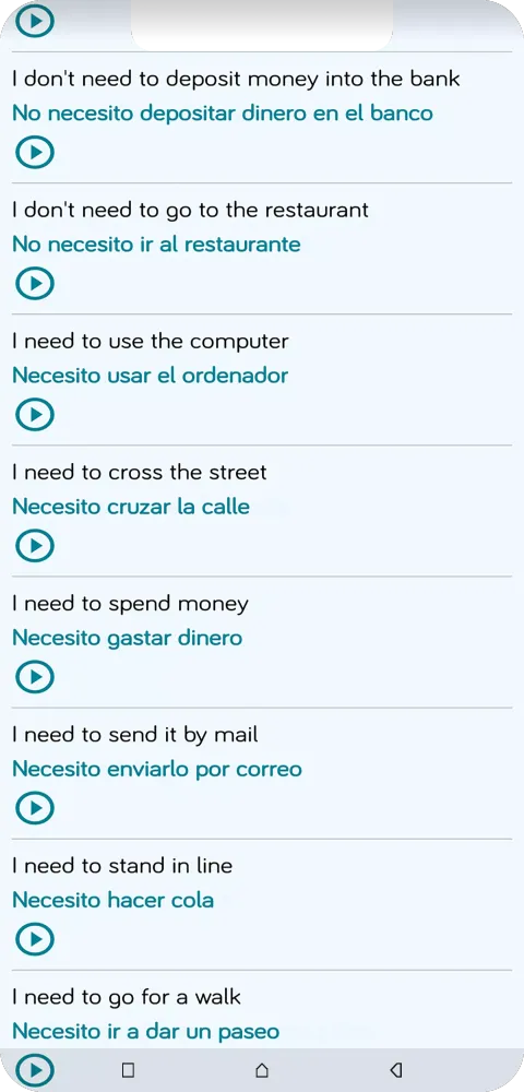 Скриншоты Spanish Lessons: Learn & speak