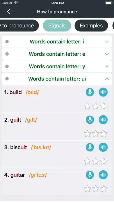 ภาพหน้าจอของ English Pronunciation IPA