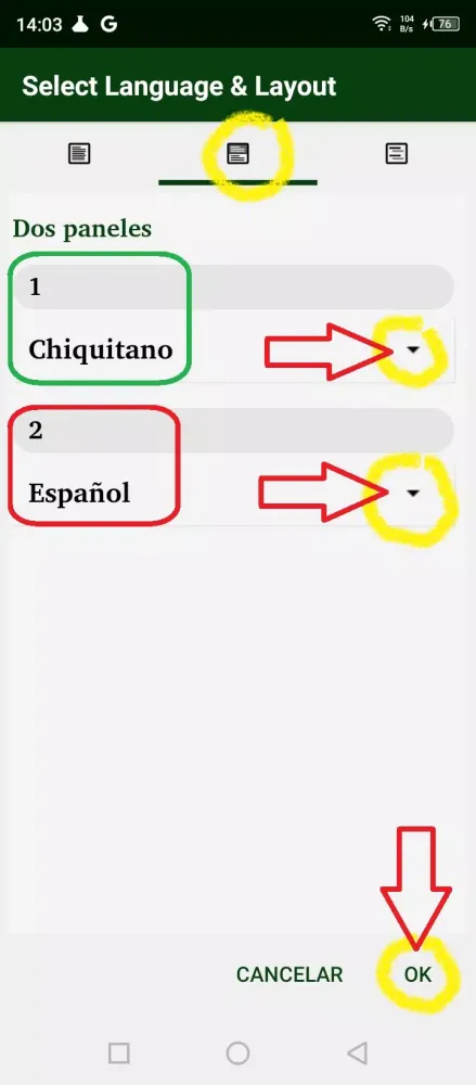 Chiquitano Spanish Screenshots