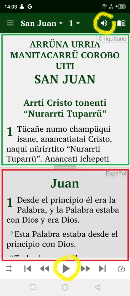Chiquitano Spanish Screenshots