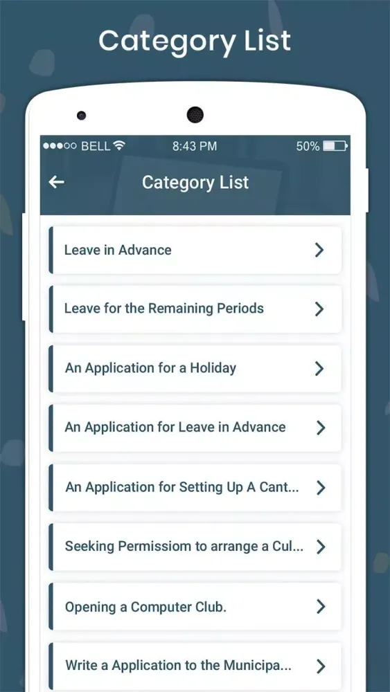 English Application Writing Ekran Görüntüleri