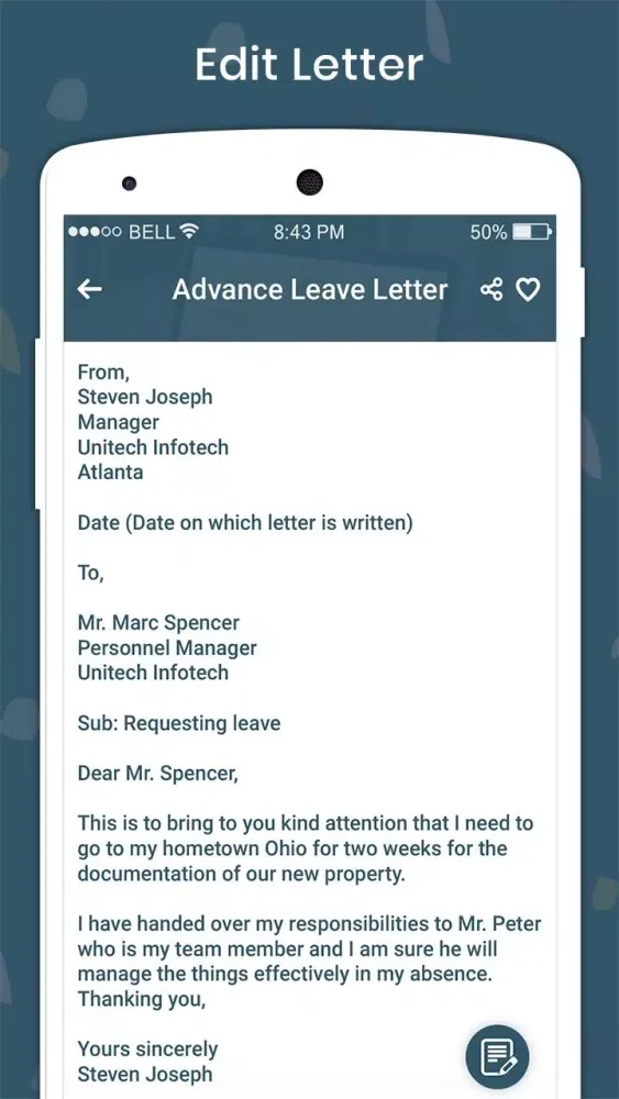 English Application Writing Ekran Görüntüleri
