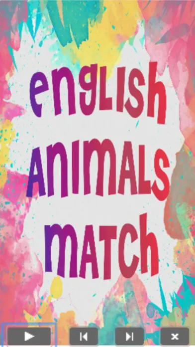 English Animals Match - A drag and drop kid game for learning english easily Screenshots