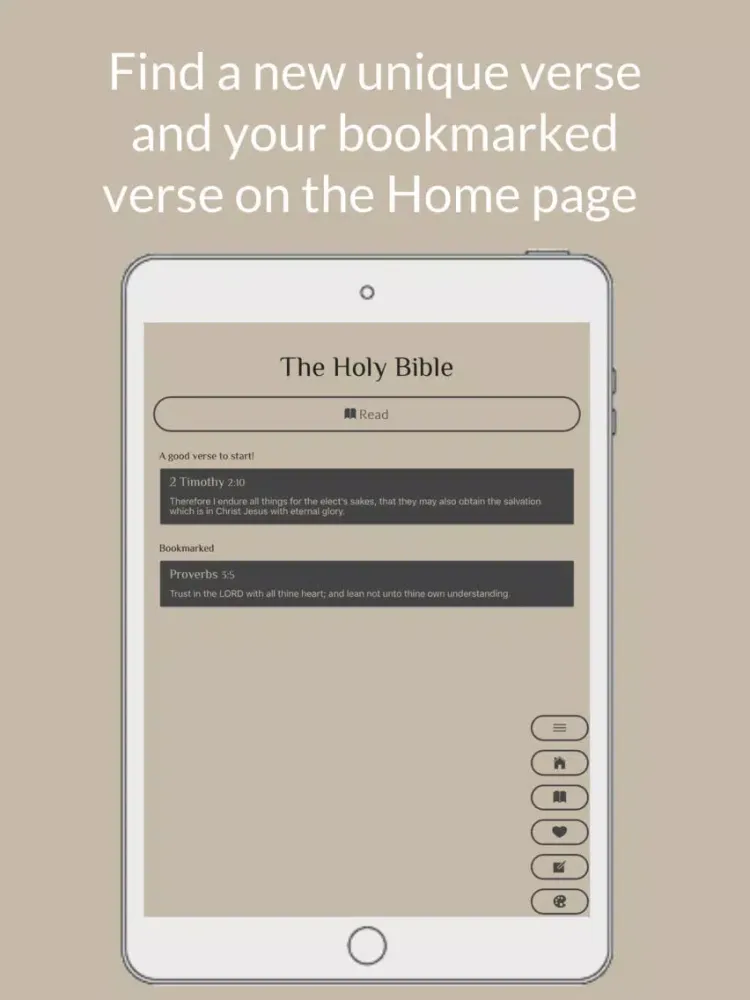 Capturas de tela do Holy Bible Minimalist Pro iPad 
