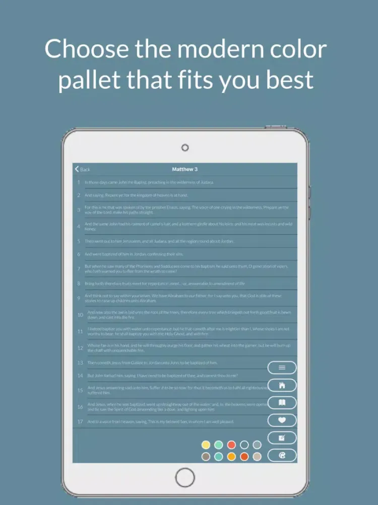 Capturas de tela do Holy Bible Minimalist Pro iPad 