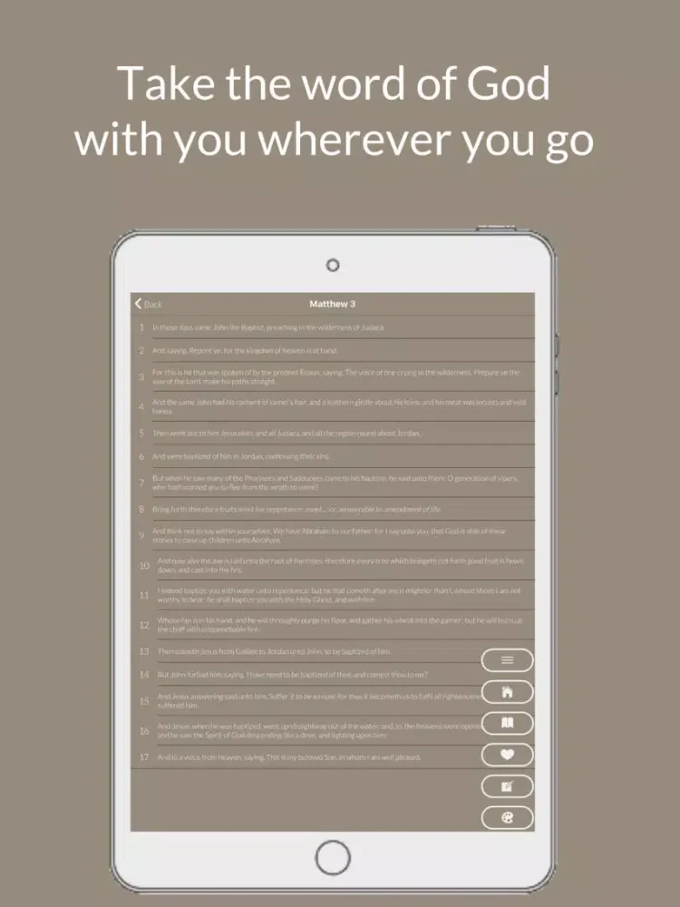 Capturas de tela do Holy Bible Minimalist Pro iPad 
