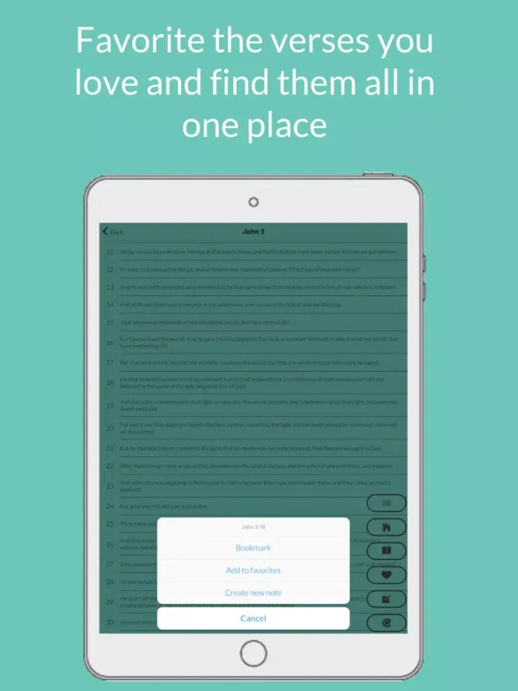 Capturas de tela do Holy Bible Minimalist Pro iPad 