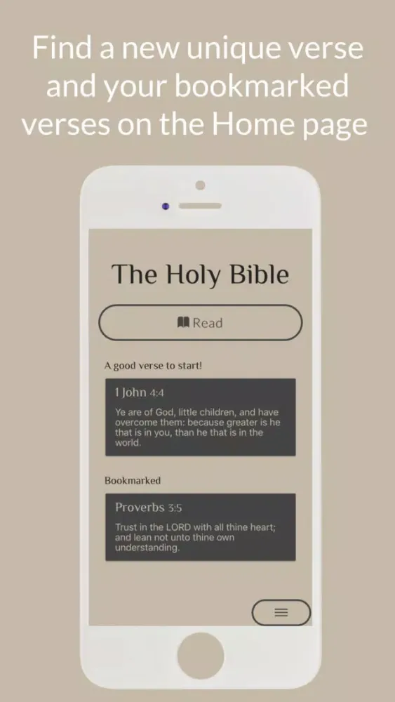 Capturas de tela do Holy Bible Minimalist Pro