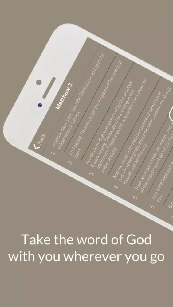 Capturas de tela do Holy Bible Minimalist Pro