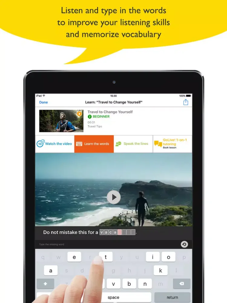 Capturas de pantalla de יואל גבע - English Mentor iPad 