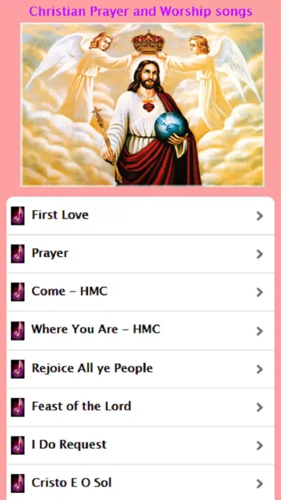 Ảnh chụp màn hình của Christian Prayer and Worship Songs