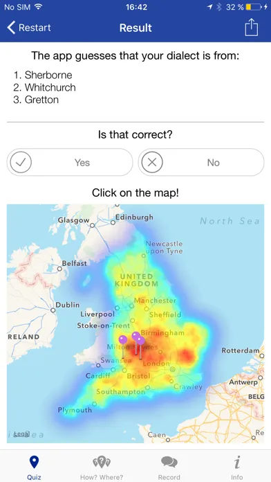 Tangkapan layar English Dialects