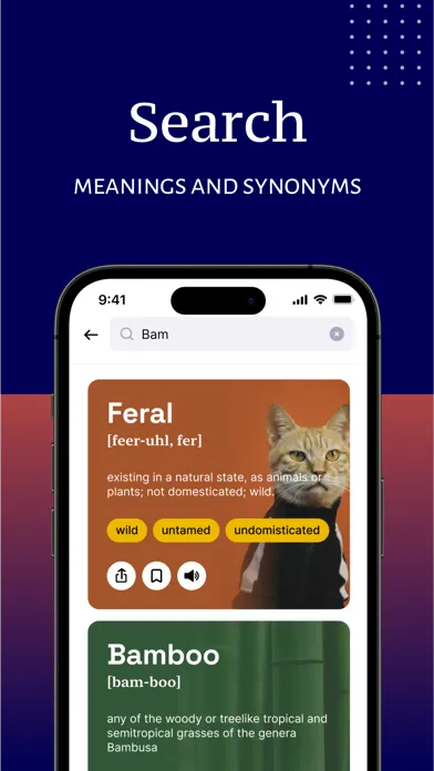 Capturas de tela do English Dictionary Offline