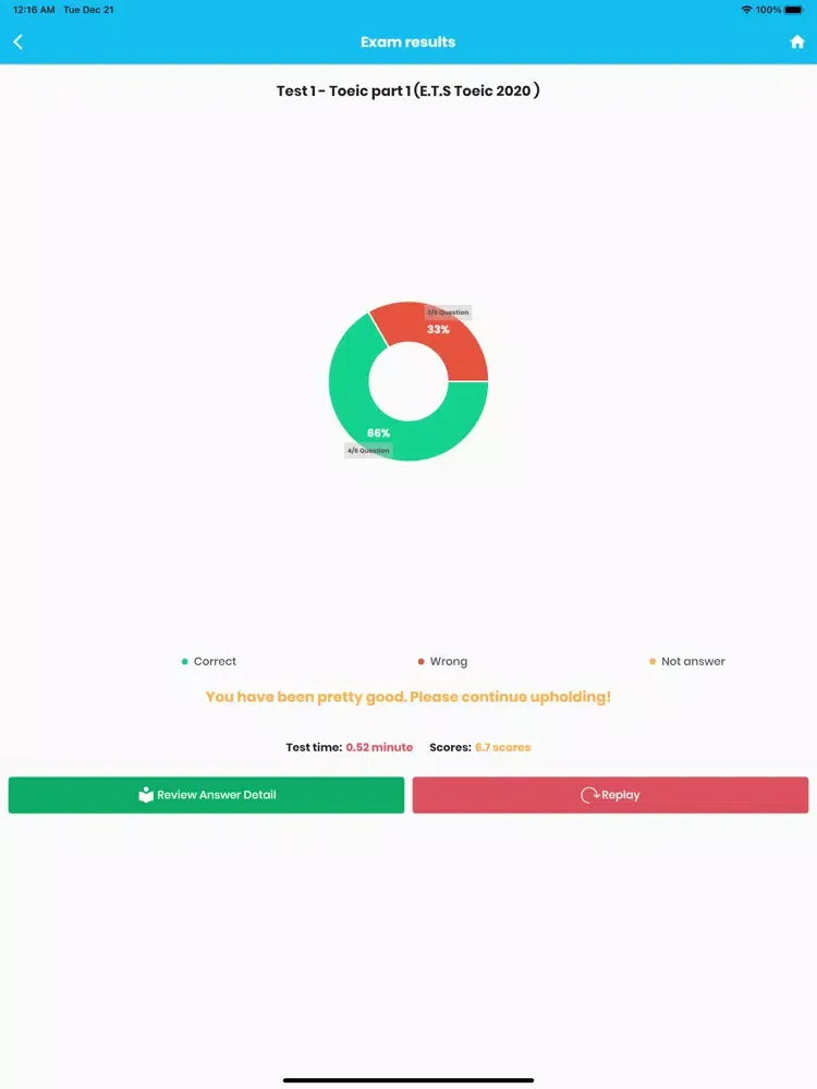 Скриншоты TOEIC, IELTS Practice Test iPad 
