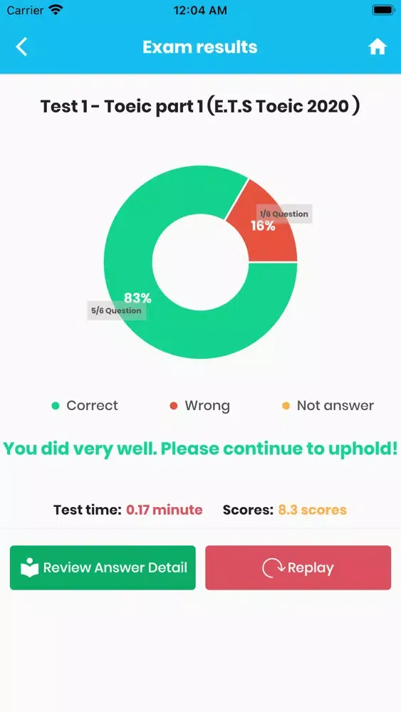 Скриншоты TOEIC, IELTS Practice Test