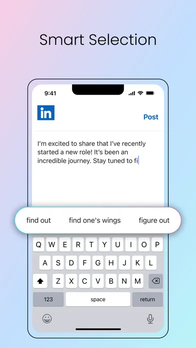 Ảnh chụp màn hình của Idiomatix: Smart AI Keyboard