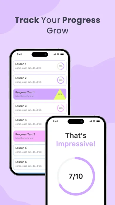 Captures d'écran de Irregular Verbs: Trainer