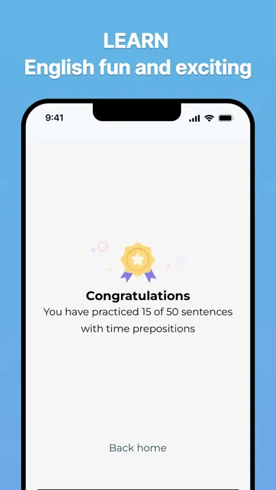 Capturas de pantalla de Prepositions in English Pro