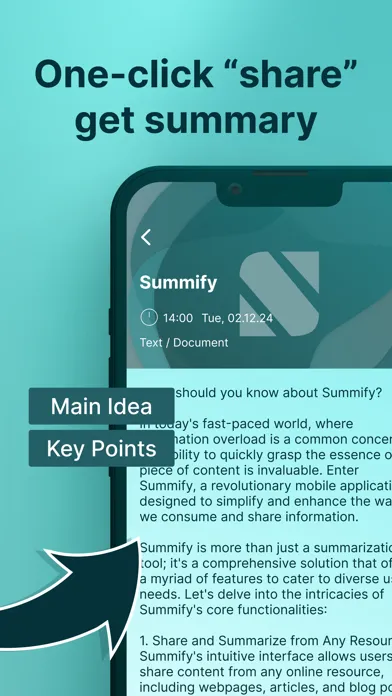 AI Text Summarizer - Summify স্ক্রিনশট
