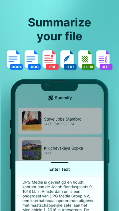 AI Text Summarizer - Summify স্ক্রিনশট