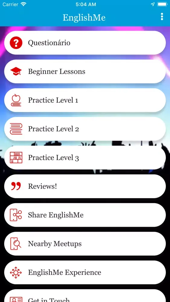 Tangkapan layar EnglishMe