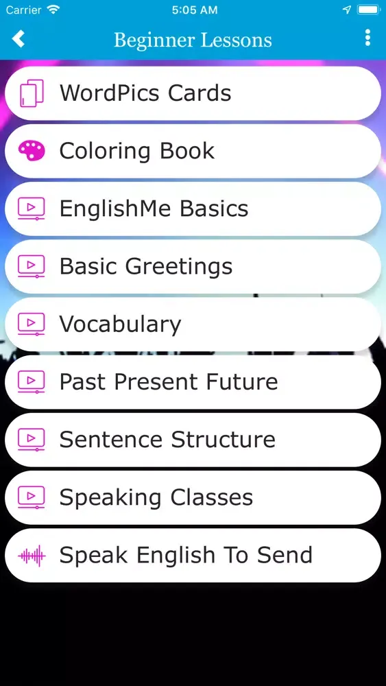 Tangkapan layar EnglishMe