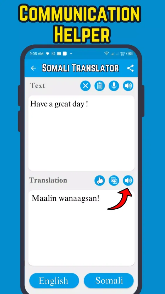 Capturas de pantalla de Somali - English