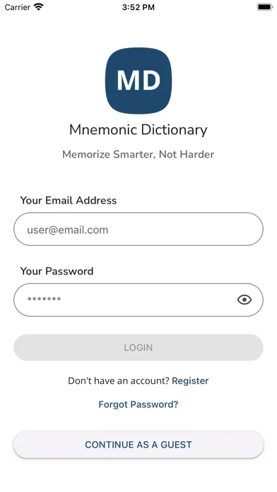 Memli (Mnemonic Dictionary)應用截圖
