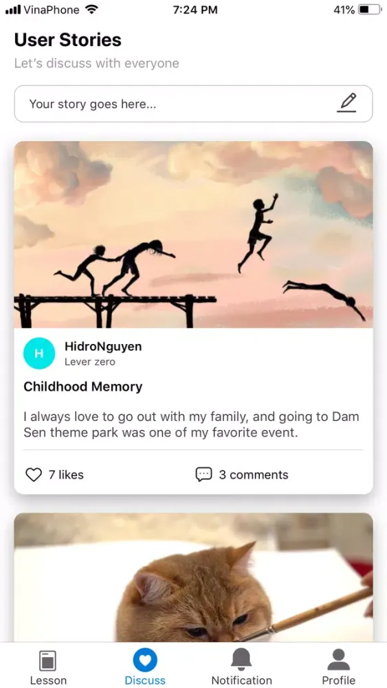 Captures d'écran de Vocabulary via Story - EngZero