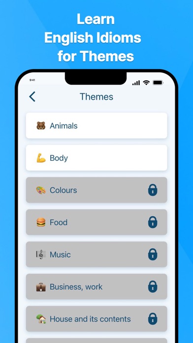 تصاویر English Idioms Dictionary Pro