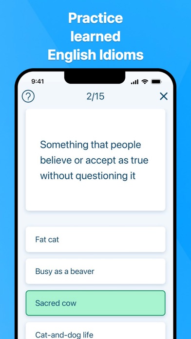 تصاویر English Idioms Dictionary Pro
