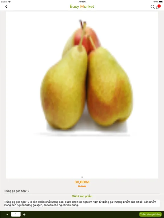 Easy Market - Đi chợ tại nhà iPad  Screenshots