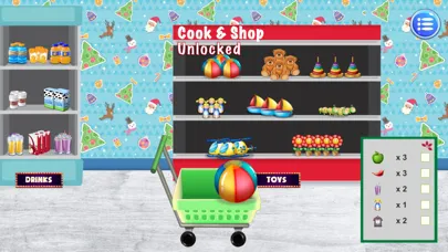 Tangkapan skrin Cook & Shop Unlocked
