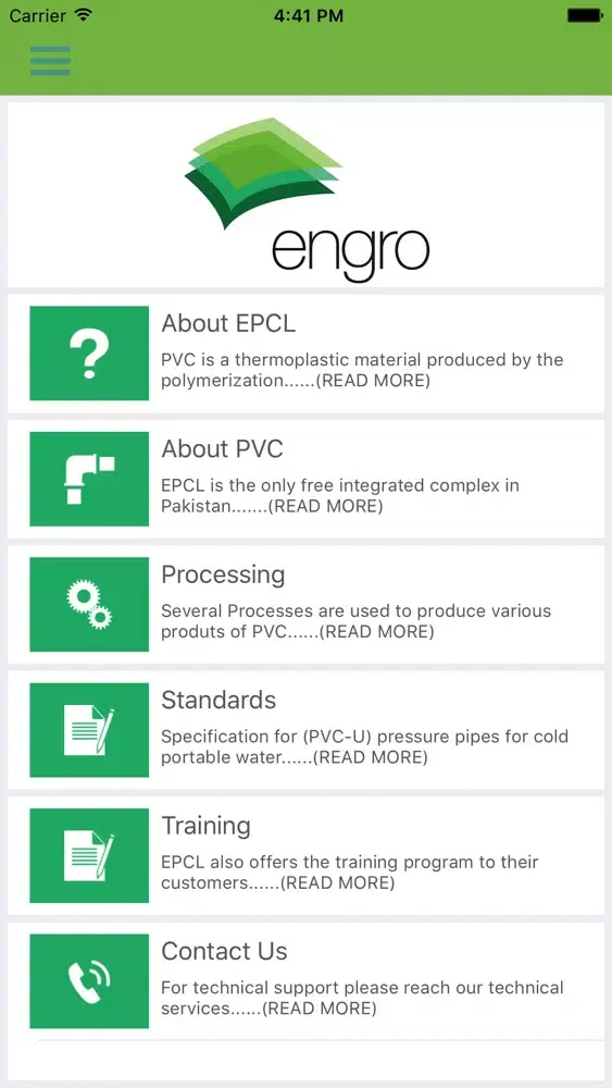Tangkapan layar EPCL TechConnect