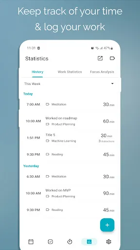 Zrzuty ekranu Engross: Focus Timer & To-Do