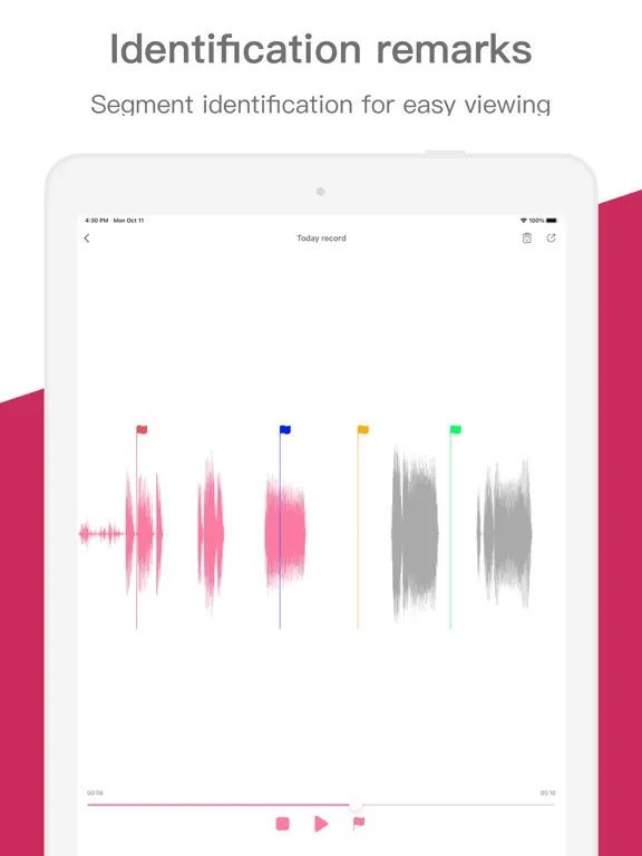 Capturas de tela do Voice Recorder-Audio Edit iPad 
