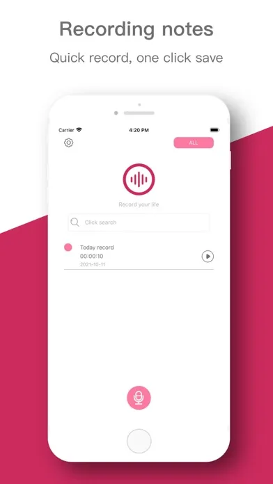 Capturas de tela do Voice Recorder-Audio Edit