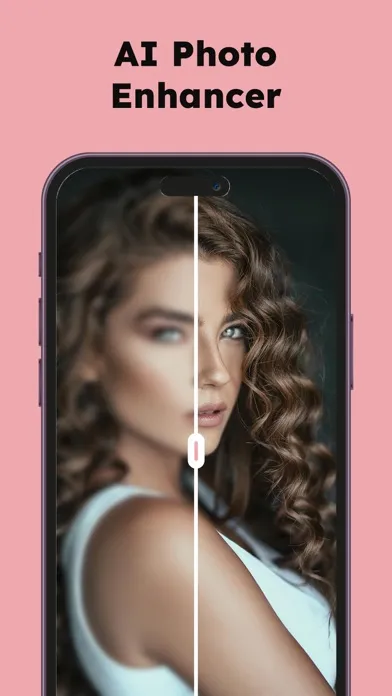 Tangkapan layar AI Photo Enhancer Unblur Image