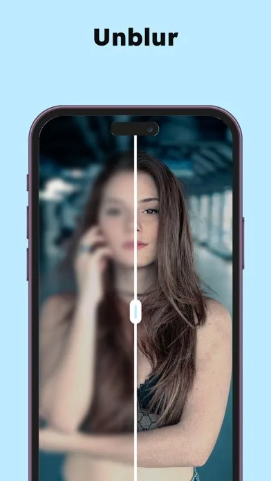Tangkapan layar AI Photo Enhancer Unblur Image